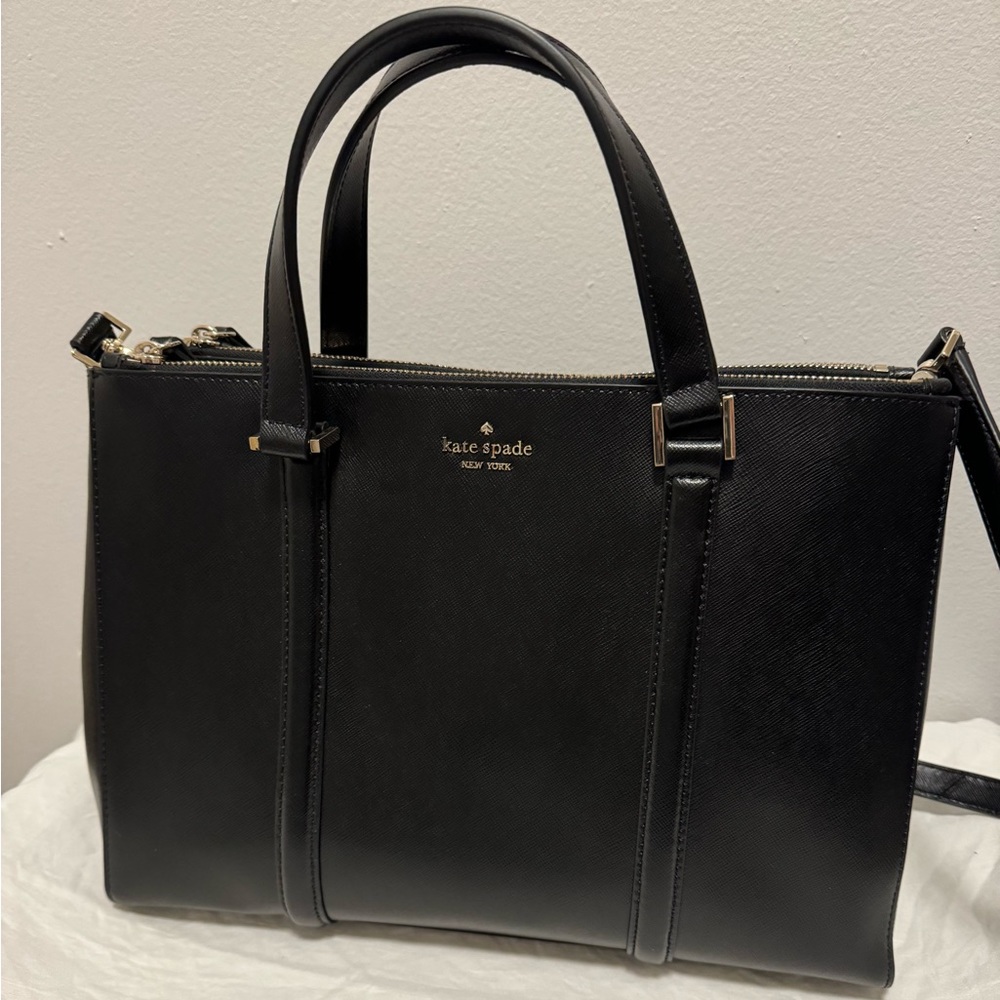 Authentic Kate Spade NY Newbury Lane Black Large Tote.